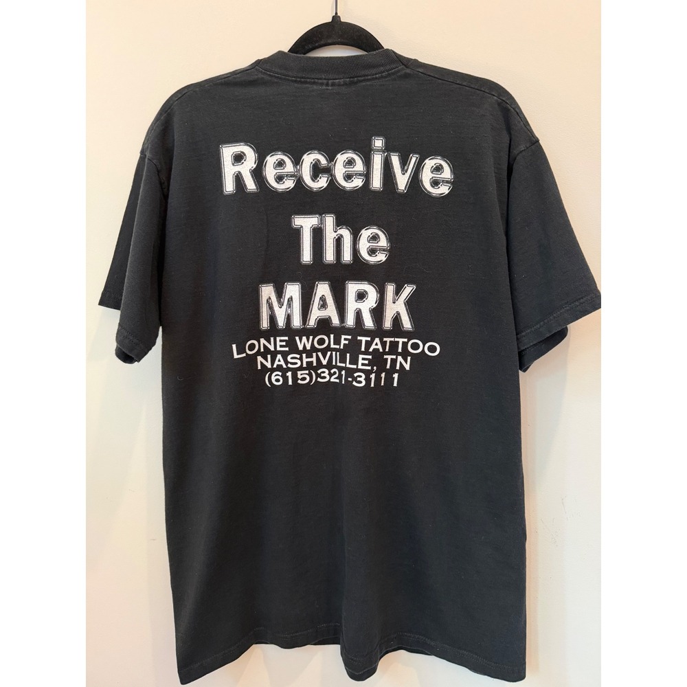 LWO Receive The Mark Graphic T-Shirt Black XL Fruit of the Loom